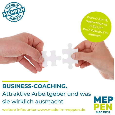 Business-Coaching Attraktive Arbeitgeber © Stadt Meppen