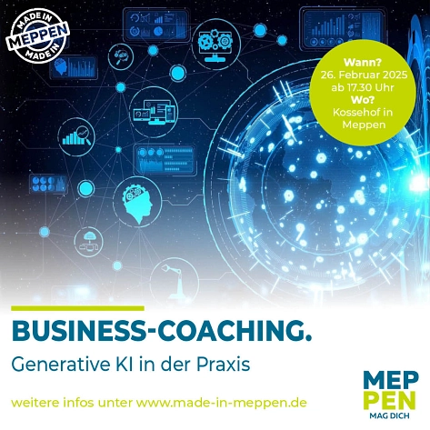 Business-Coaching: Generative KI in der Praxis © Stadt Meppen