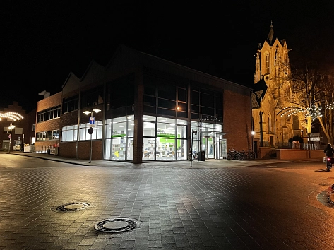 LED-Beleuchtung für die Stadtbibliothek KÖB © Stadt Meppen