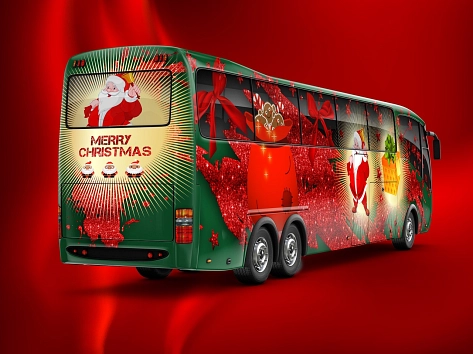 Weihnachtsbus Symbolfoto © Pixabay