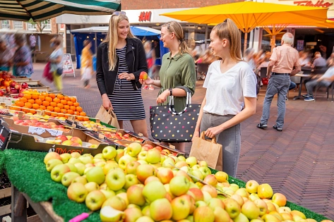 Wochenmarkt am Stadtgraben © Schöning Fotodesign